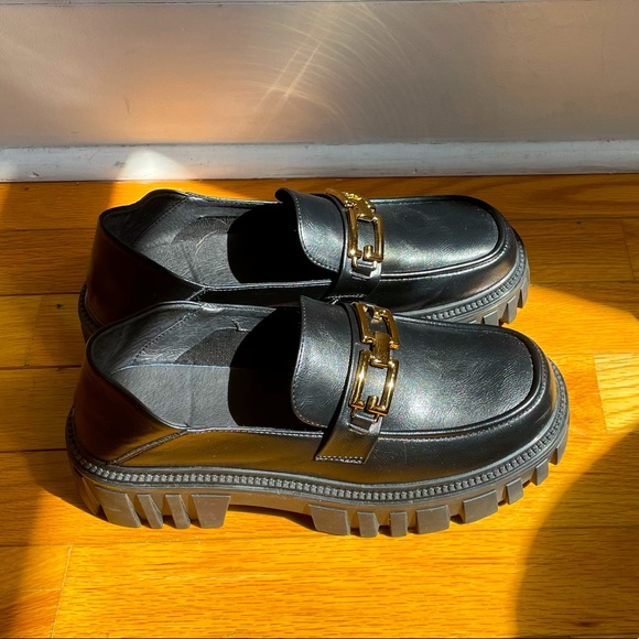 Shoes - Platform Loafers sz. 9 (Like new)